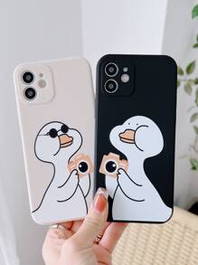 2pcs Cartoon Duck Phone Case - Multicolor - View 1