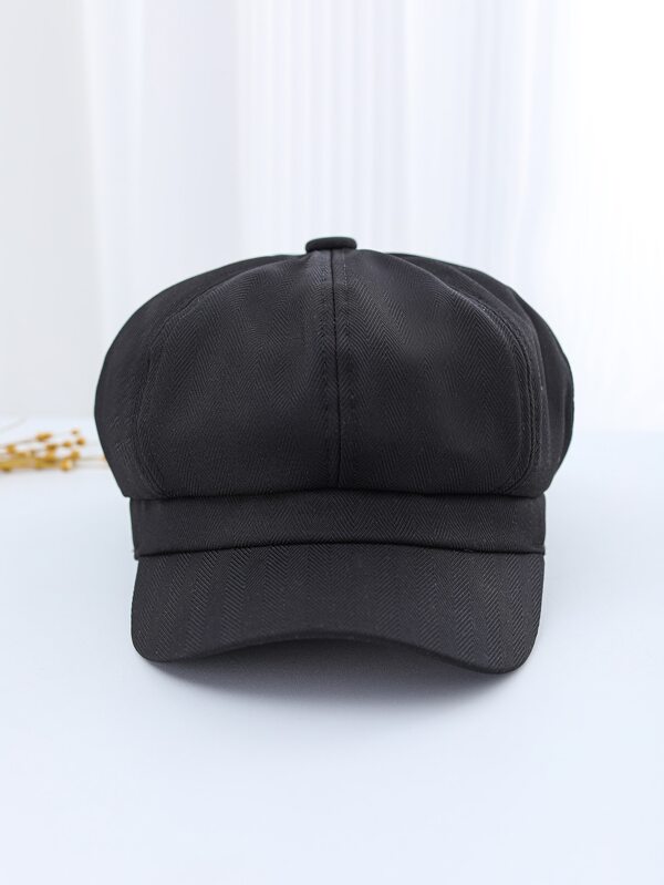 Solid Baker Boy Cap SHEIN UK