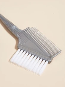 Peine para hornear con aceite de doble cara para tinte de cabello permanente, 1 pieza, herramienta para cabello gris, peine teñido para cabello suave de barbería - Gris - Ver 4