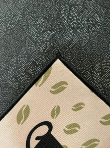 1入組咖啡圖案防滑廚房地墊