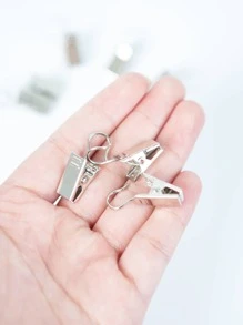 6入組不銹鋼浴簾鉤