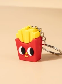 Cartoon Fries Charm Keychain - Nhiều màu - Xem 3