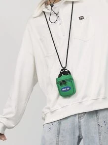 conk lab 男士字母圖案包，輕便時尚款式，適用於紀念日、生日禮物，白領職員適用，男性女性皆宜