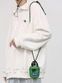 conk lab 男士字母圖案包，輕便時尚款式，適用於紀念日、生日禮物，白領職員適用，男性女性皆宜