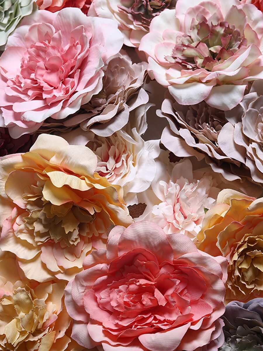 5pcs Artificial Peony Flowers Silk Peonies Wedding Flower Arrangement