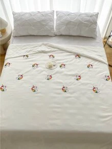 Unicorn Embroidered Bedspread