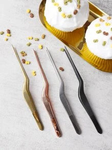 1 Pieza Pinzas De Transferencia De Dulces De Acero Inoxidable Para Decoración De Pasteles - Multicolor - Ver 17