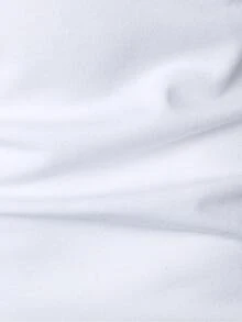 Manfinity Homme Hombres Camisa polo de rayas de color combinado - Blanco y Negro - Ver 4