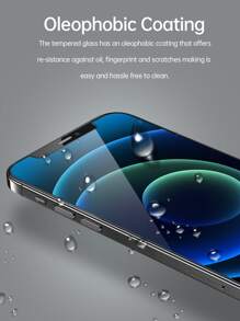1 片螢幕保護強化膜相容於 iPhone 15/15Pro/15Plus/15Promax - 無色 - 查看 4