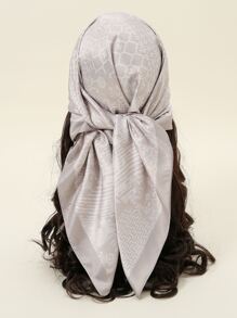 1pc Floral & Geometric Print Bandana Stylish Head Wrap For Outdoor All Seasons Boho Bandana,Hair Band,Head Band Ideal For Dressing Up Your Look - Multicolor - View 1