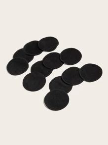 12 Fiber Double Layer Makeup Remover Pads, Face Cleansing, Reusable Makeup Remover Pads, Face Towels - Black - View 4