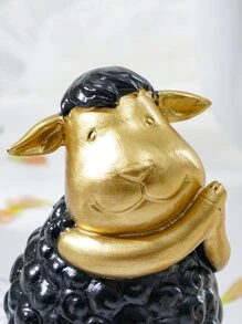 1pc Creative ABS Decoration Craft, Modern Sheep Shaped Decoration Object For Home - Multicolor - View 8