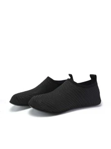 Calcetines de la aguamarina del modelo de Chevron, zapatos de agua deportivos con punta redonda