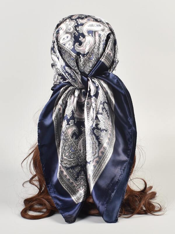 Paisley Pattern Bandana Classic Head Wrap Cowboy Cowgirl  For  All Seasons Bandana,Hair Band,Head Band Ideal For Dressing Up Your Look