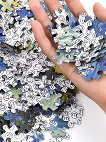 100pcs Jigsaw Puzzle Set - Multicolor - View 5