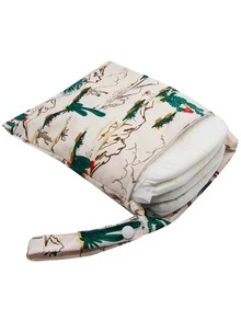 1pc Cactus Print Diaper Bag - Multicolor - View 2