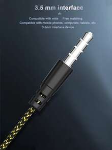 降噪有綫入耳式耳機 - 黃色 - 查看 4