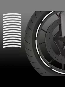 20pcs White Reflective Strips For Wheel - White - View 5
