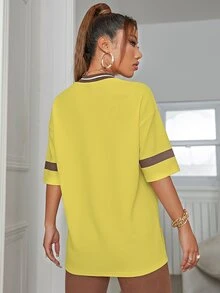 SHEIN Unity T-Shirt - Washington, Seattle City - Yellow - View 2