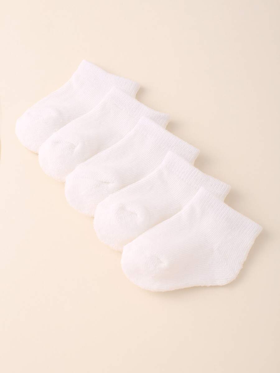 Calcetines y medias de bebes Liso - Blanco - Ver 1
