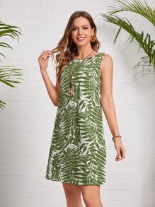 EMERY ROSE Đầm Túi Nhiệt đới Boho - Nhiều màu - Xem 1