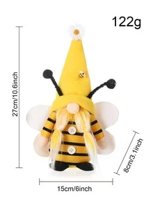 1pc Bee Design Gonk Decoration - Multicolor - View 3