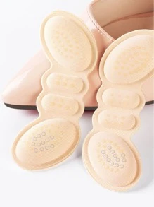 1雙透氣後跟墊 - 杏色 - 查看 2