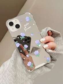 Funda de móvil de espejo floral - Multicolor - Ver 1