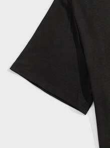 ROMWE MEN Street Life Guys Car Print Tee - Black - View 3