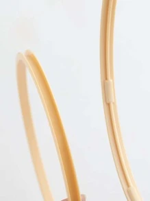 Diy十字繡輔助工具射繡繡環,直徑12.5公分 - 米色 - 查看 2