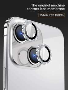 3入組鷹眼鏡頭保護適用於iphone - 銀色 - 查看 3