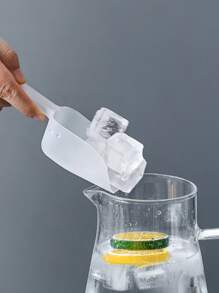 1pc Multifunction Ice Scoop, Clear PP Ice Scooper For Home