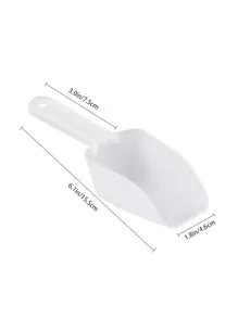 1pc Multifunction Ice Scoop, Clear PP Ice Scooper For Home