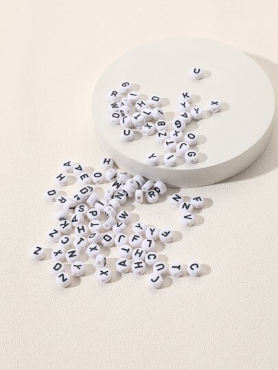 100入組字母細節DIY釘珠