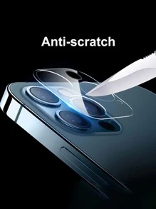 1 película transparente para lente de teléfono compatible con iPhone15/15Plus/15Pro/15Promax. - transparente - Ver 5