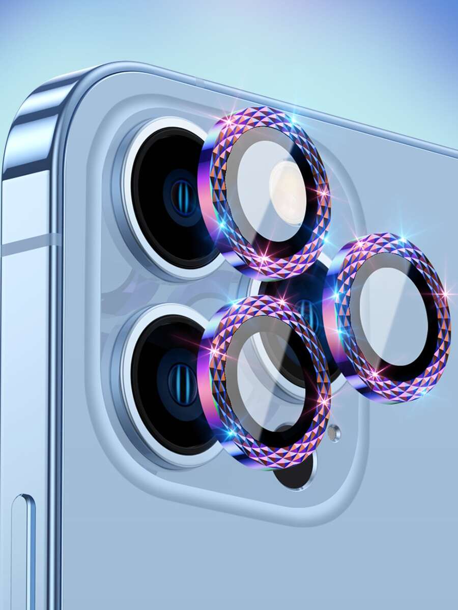 3 片鏡頭保護膜，相容於 iPhone15/15Plus/15Pro/15Promax - 彩色 - 查看 1