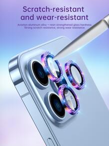 3 片鏡頭保護膜，相容於 iPhone15/15Plus/15Pro/15Promax - 彩色 - 查看 6