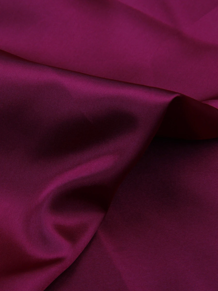 1 Máy Tính Burgundy Tự Làm Vải Đơn Giản Màu Trơn Vải Polyester Vải Làm Quần Áo - Màu Đỏ Sâu - Xem 1