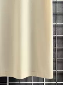 Manfinity Homme 男士字母圖案小高領T恤 - 卡其色 - 查看 5