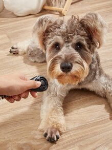 Bộ Còi huấn luyện thú cưng màu đen Clicker Còi siêu âm cho chó (1 Clicker + 1 Còi + 1 Dây buộc) Thích hợp cho chó và mèo, lý tưởng để huấn luyện thú cưng - màu đen - Xem 2