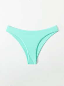 Swim Vcay Summer Beach Solid Bikini Panty