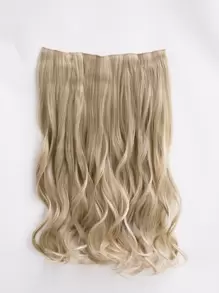 3pcs Clip In Long Body Wave Synthetic Hair Extension - Gold - View 1