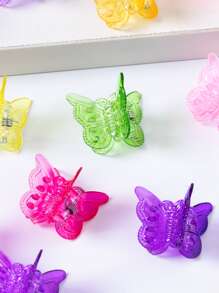 16pcs Mermaid Butterfly Hair Claw For Women And Girls, Random Color - Multicolor - View 3