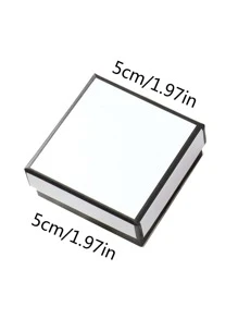 1入組雙色首飾收納盒 - 黑與白 - 查看 3