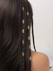 40pcs Hollow Out Hair Ring - Gold - View 1