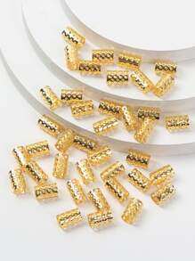 40pcs Hollow Out Hair Ring - Gold - View 2