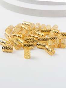 40pcs Hollow Out Hair Ring - Gold - View 5