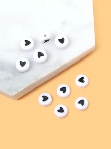 1 pieza Accesorio de joya DIY cuenta - Blanco y Negro - Ver 2