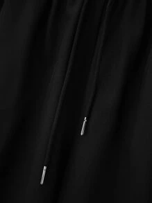 Manfinity EMRG Nam Quá lớn Hoa Và Thư tiếng Nhật In Áo sơ mi Và Bộ quần short Không có Áo thun - màu đen - Xem 4