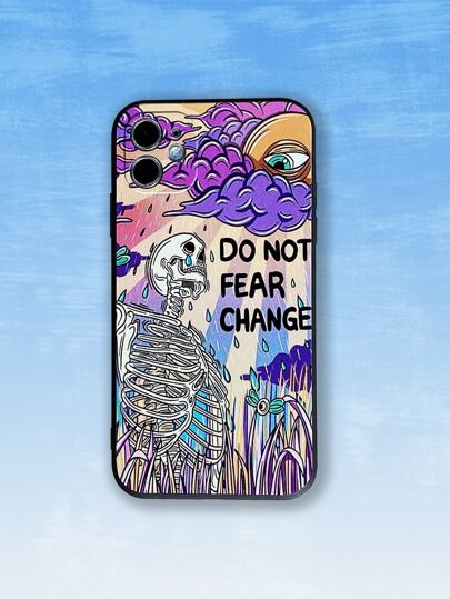 SadSkelly Skeleton Pattern Phone Case